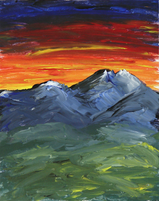 Mountain & Sunset
